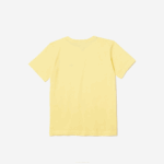 Kids Lacoste V0ZN3132 Yellow 107 Crew Neck Cotton Jersey T-Shirt - Image 3