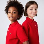 Kids Lacoste V0ZN3135 Red 240 Regular Fit Petit Pique Polo