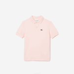 Kids Lacoste V0ZN3137 Light Pink T03 Regular Fit Petit Pique Polo - Image 3
