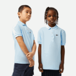 Kids Lacoste V0ZN3139 Light Blue T01 Regular Fit Petit Pique Polo