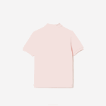 Kids Lacoste V0ZN3146 Light Pink T03 Comic Badge Organic Cotton Pique Polo - Image 2