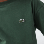 Kids Lacoste V0ZN3149 Green 5HX Crew Neck Cotton Jersey T-Shirt - Image 6