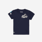 Kids Lacoste V0ZN3176 Navy Blue 166 Miami Open Graphic Logo T-shirt