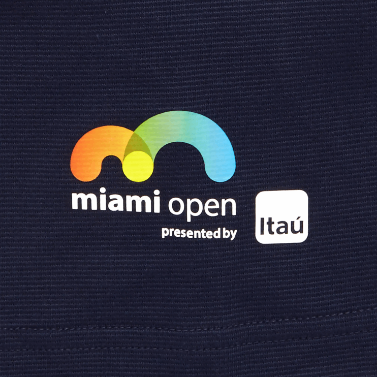 Kids Lacoste V0ZN3176 Navy Blue 166 Miami Open Graphic Logo T-shirt - Image 3
