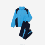 Kids Lacoste V0ZN3186 Navy Blue Y25 SPORT Color-Block Tennis Tracksuit - Image 6