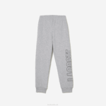 Kids Lacoste V0ZN3188 Grey Chine CCA Branded Trackpants - Image 2
