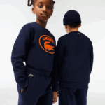 Kids Lacoste V0ZN3197 Navy Blue 166 Colorblock Trackpants - Image 7