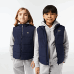 Kids Lacoste V0ZN3213 Navy Blue 166 Water-Repellent Vest