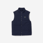 Kids Lacoste V0ZN3213 Navy Blue 166 Water-Repellent Vest - Image 4