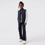 Kids Lacoste V0ZN3213 Navy Blue 166 Water-Repellent Vest - Image 6