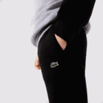 Kids Lacoste V0ZN3214 Black White Grey Chine NUA Branded Trackpants - Image 4