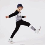 Kids Lacoste V0ZN3214 Black White Grey Chine NUA Branded Trackpants - Image 7