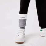 Kids Lacoste V0ZN3214 Black White Grey Chine NUA Branded Trackpants - Image 8