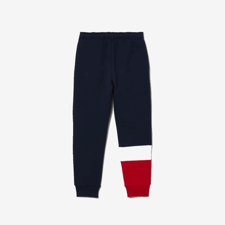 Kids Lacoste V0ZN3215 Navy Blue White Red LAW Branded Trackpants - Image 6