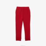 Kids Lacoste V0ZN3218 Red 5SX SPORT Fleece Sweatpants - Image 2