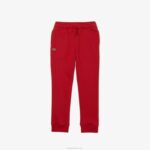 Kids Lacoste V0ZN3218 Red 5SX SPORT Fleece Sweatpants