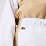 Kids Lacoste V0ZN3224 White Beige WN5 Contrast Band Trackpants - Image 4