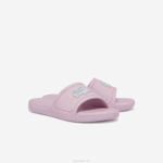 Kids Lacoste V0ZN3233 Light Pink & White 208 L.30 Synthetic Slides - Image 2