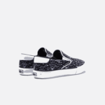 Kids Lacoste V0ZN3234 Black & White 312 Jump Serve Textile Slip On - Image 3