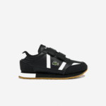 Kids Lacoste V0ZN3239 Black & White 312 Partner Synthetic Sneakers