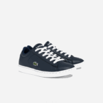 Kids Lacoste V0ZN3256 Navy & White 092 Carnaby Synthetic Color Contrast Sneakers - Image 2