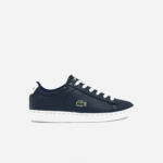 Kids Lacoste V0ZN3256 Navy & White 092 Carnaby Synthetic Color Contrast Sneakers
