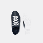 Kids Lacoste V0ZN3256 Navy & White 092 Carnaby Synthetic Color Contrast Sneakers - Image 4