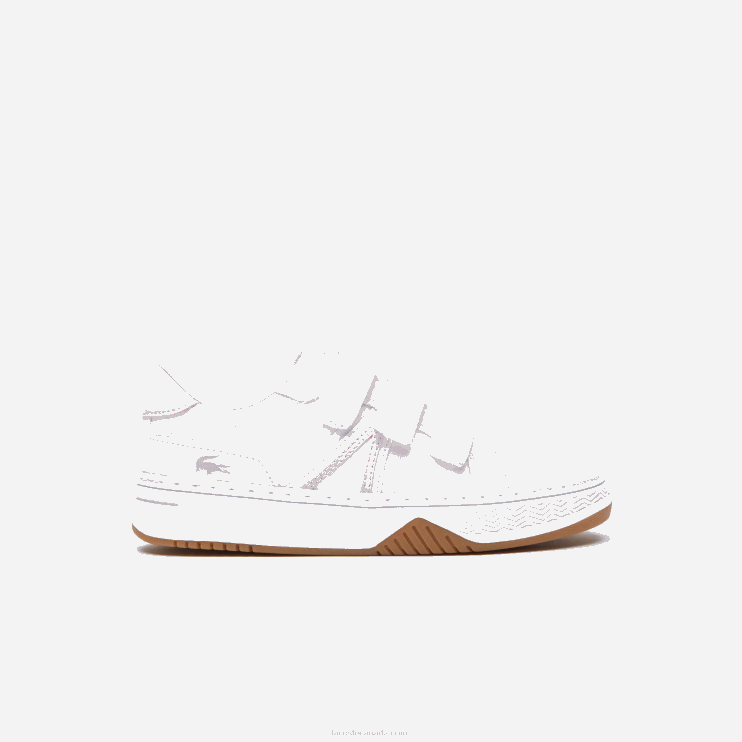 kids_lacoste_v0zn3258_white_pink_b53_l001_synthetic_sneakers.png Kids Lacoste V0ZN3258 White & Pink B53 L001 Synthetic Sneakers - Image 1