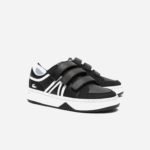 Kids Lacoste V0ZN3259 Black & White 312 L001 Synthetic Sneakers - Image 2