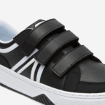 Kids Lacoste V0ZN3259 Black & White 312 L001 Synthetic Sneakers - Image 6