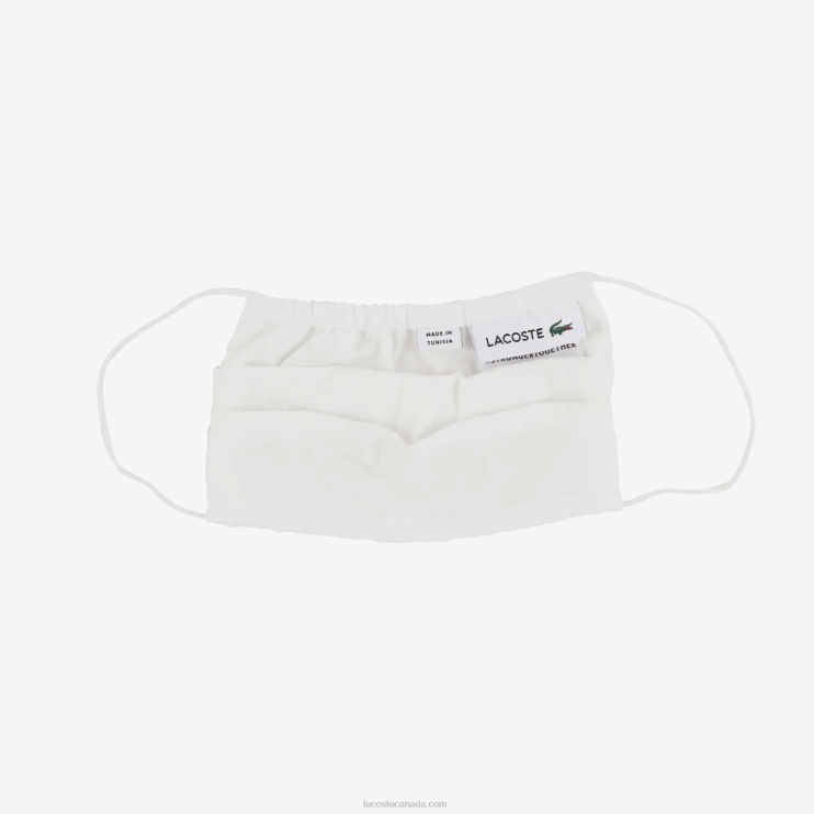 Kids Lacoste V0ZN3280 Navy Blue Red White DB3 Pack of 3 Face Protection Masks in Cotton - Image 2