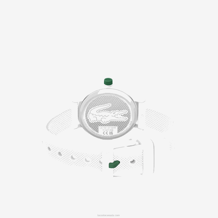 Kids Lacoste V0ZN3299 White 000 12.12 White Silicone Strap Watch - Image 4