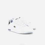 Kids Lacoste V0ZN3302 White & Black 147 Graduate Sneakers - Image 2
