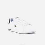 Kids Lacoste V0ZN3302 White & Black 147 Graduate Sneakers
