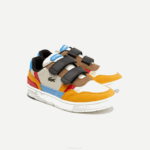 Kids Lacoste V0ZN3303 Off White & Yellow HT3 T-Clip Winter Synthetic Outdoor Shoes - Image 2