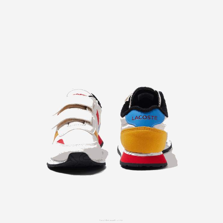 Kids Lacoste V0ZN3306 Off White & Yellow HT3 Partner Winter Synthetic Outdoor Shoes - Image 5