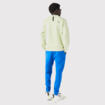 Men Lacoste V0ZN1000 Yellow 6GD Loose Fit Pique Sweatshirt - Image 3