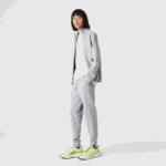 Men Lacoste V0ZN1006 Grey Chine CCA Slim Fit Heathered Cotton Blend Tracksuit Pants - Image 6