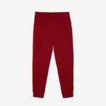 Men Lacoste V0ZN1007 Bordeaux YPW Slim Fit Heathered Cotton Blend Tracksuit Pants - Image 5