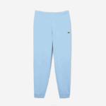 Men Lacoste V0ZN1008 Blue HBP Tapered Fit Fleece Trackpants - Image 5