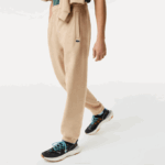Men Lacoste V0ZN1013 Beige 4JW Print Trackpants - Image 4