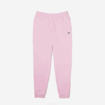 Men Lacoste V0ZN1014 Pink Z4H Tapered Fit Fleece Trackpants - Image 5