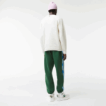 Men Lacoste V0ZN1026 Green 132 Branded Band Trackpants - Image 3
