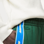 Men Lacoste V0ZN1026 Green 132 Branded Band Trackpants - Image 6