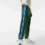 Men Lacoste V0ZN1026 Green 132 Branded Band Trackpants - Image 7