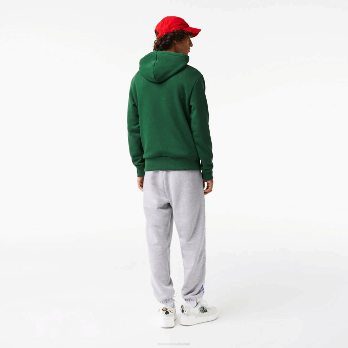 Men Lacoste V0ZN1027 Grey Chine CCA Branded Band Trackpants - Image 3