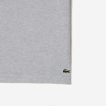 Men Lacoste V0ZN102 Grey Chine CCA Cotton Mini-Pique Polo - Image 3