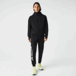 Men Lacoste V0ZN1043 Black 031 Reflective Print Trackpants