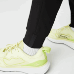 Men Lacoste V0ZN1043 Black 031 Reflective Print Trackpants - Image 9