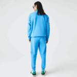 Men Lacoste V0ZN1045 Blue 4XA Reflective Print Trackpants - Image 3
